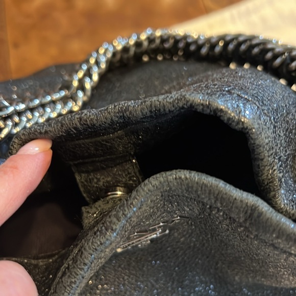 Authentic Prada Sacca Nero Lux shoulder bag with silver chain - Picture 10 of 13